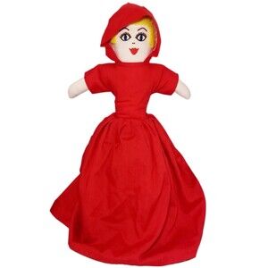 Handmade Little Red Riding Hood Doll Topsy Turvy Double Sided Grandma Wolf 1969